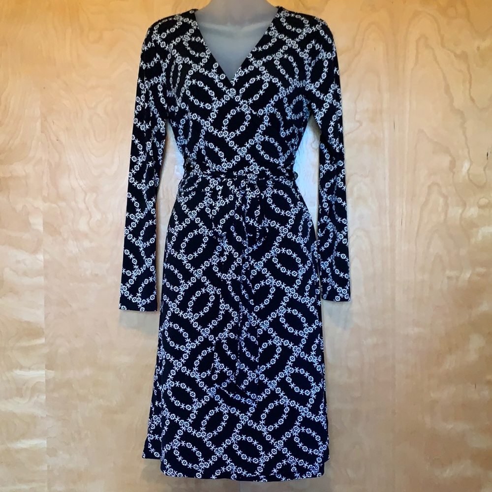 LOFT Jersey knit Long Sleeve Wrap Dress Size XS